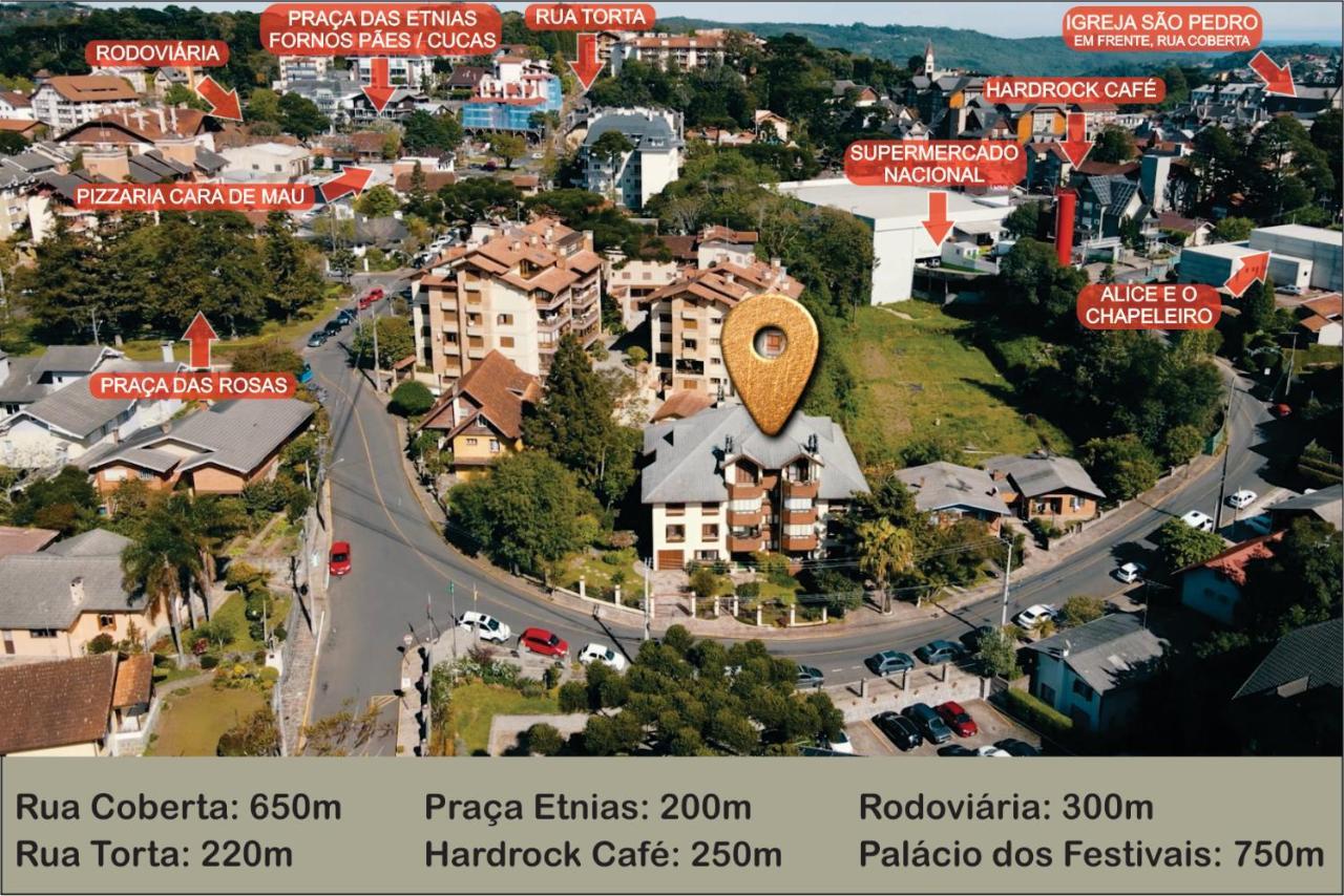 Bridiblanco'S Gramado - Proximo A Rua Torta Apartment Exterior foto